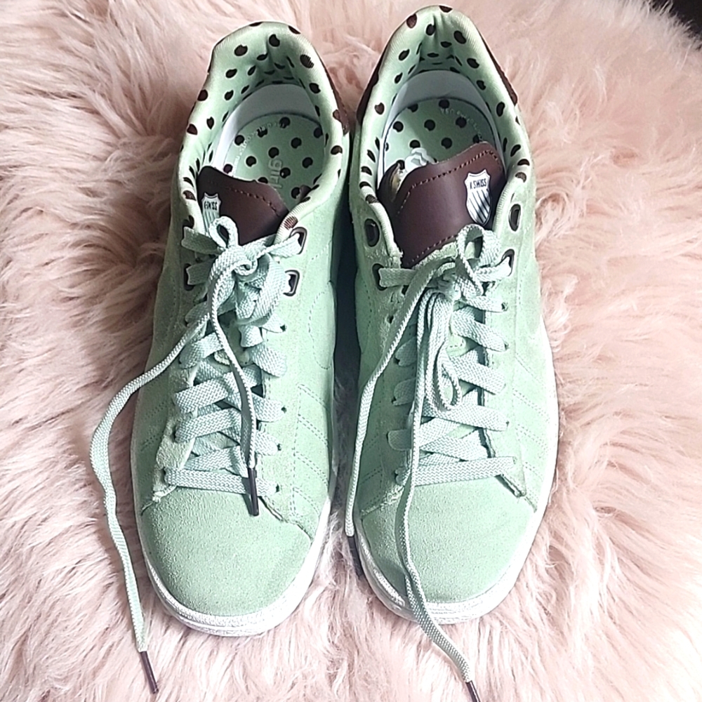 K-Swiss Mint Green Women's Sneakers GIRL SCOUT SHOES